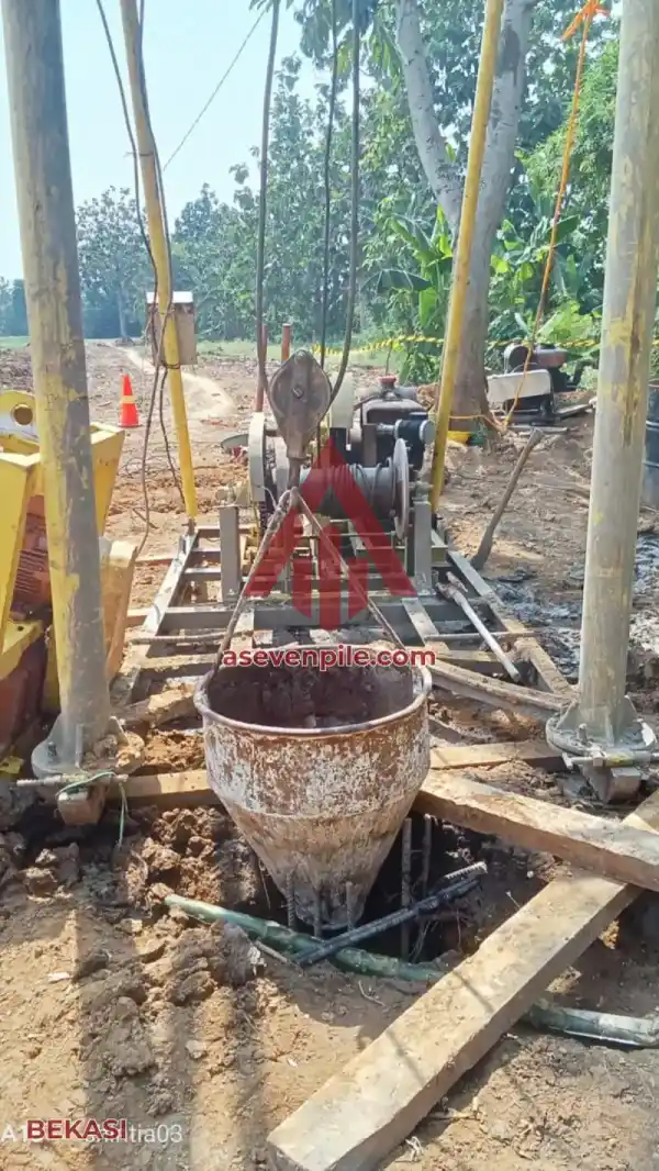 Alat bore pile gawangan